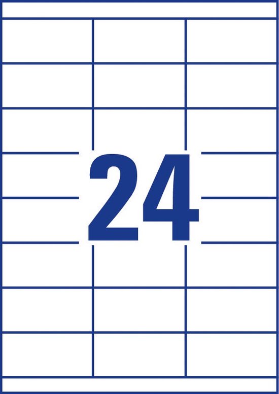 AVERY Zweckform L4748-20 Etichette Per Dorso Raccoglitori | 38x297 Mm | 100 Etichette Rosse Opache | Ultragrip | Stampabili | 20 Fogli A4