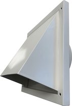 Paneir Airdesigns - Grille de passage en acier inoxydable Ø 160 mm - évacuation et soufflage - blanc (RAL9010)