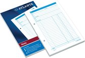 Djois Atlanta notablok A6 - NL tekst - 100 vel - FSC - voordeelpak 5 stuks