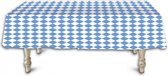 Oktoberfest 3x Beieren tafelkleden/tafelzeilen 137 x 275 cm - Oktoberfest/bierfeest tafeldecoratie - Tafelkleden/tafelzeilen rechthoekig blauw/wit