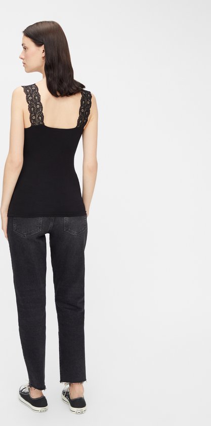 PIECES PCBARBERA LACE TOP NOOS BC Dames Tanktop - Maat S