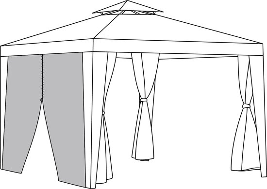 Gardenista Vervanging tuinhuisgordijn | Outdoor zomermeubels
