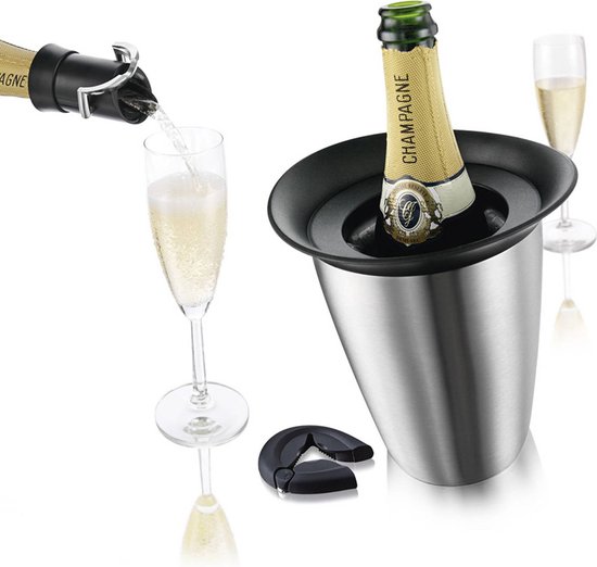 Vacu Vin champagne set bol