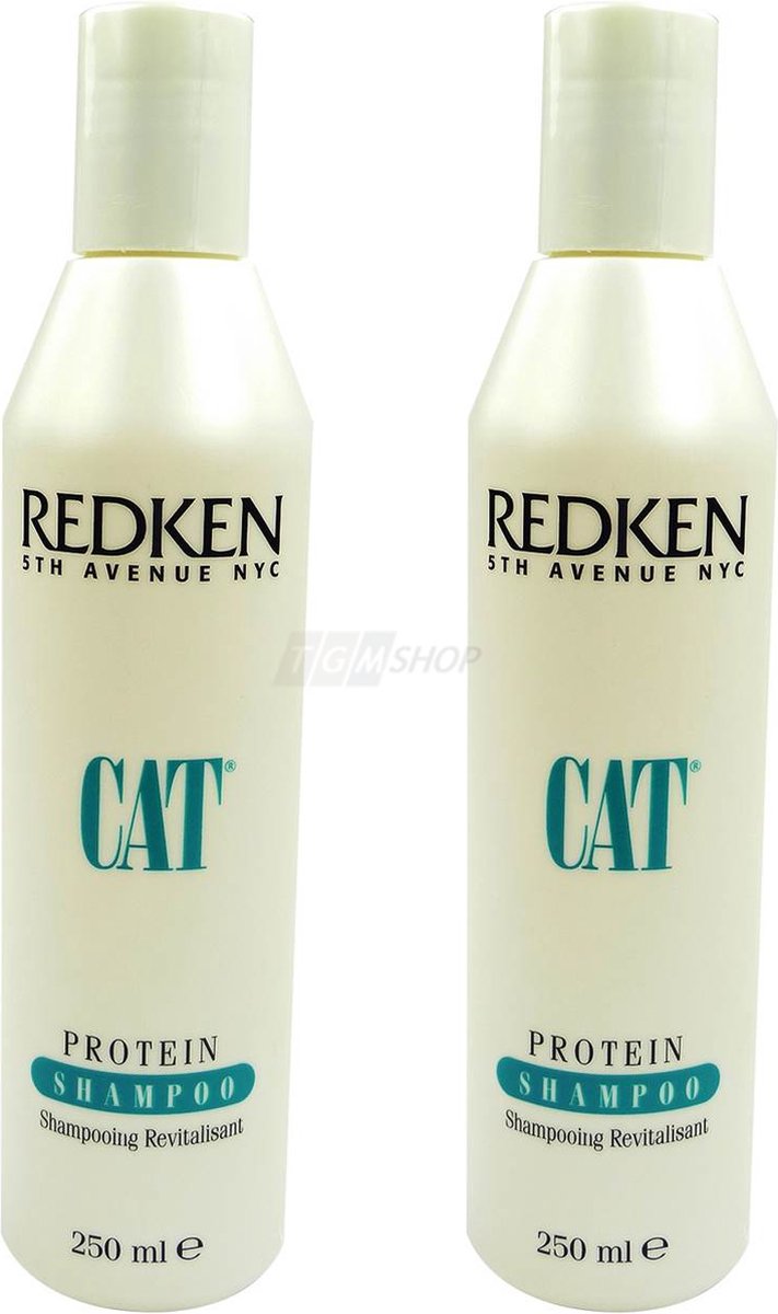 Redken 5th Avenue NYC CAT Protein Shampoo - milde volume + Gloss Hair Care - 2 x 250 ml