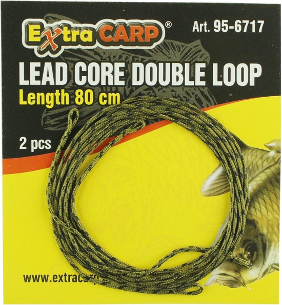Leadcore Leader Double Loop - 2 stuks - Karpervissen Leader - Karper onderlijn - Karper Leader - Vissen - extracarp