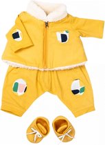 Vêtements de poupée Rubens Barn ensemble de vêtements jaune pour poupée de 45 cm