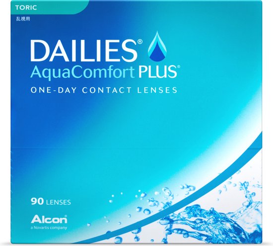 opslaan gelei kijken DAILIES® AquaComfort PLUS® Toric - Sterkte -5.50 - Cilinder -1.25 - As 180  - 90 pack -... | bol.com