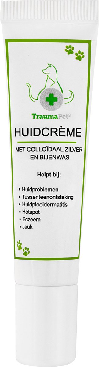 TraumaPet Huidcrème met colloïdaal zilver en bijenwas - 15ml - TraumaPet Nederland