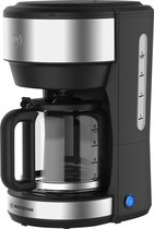 Westinghouse Koffiezetapparaat - Filterkoffie - Met Glazen Kan - 10 Koppen Koffie - Met Herbruikbare Filter - RVS