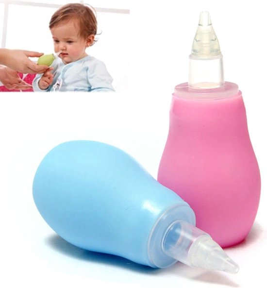Neuszuiger Baby of Kind I Neusreiniger I Neuspompje I Neuspomp I Nose Cleaner I Roze van Sinophia — afbeelding 2