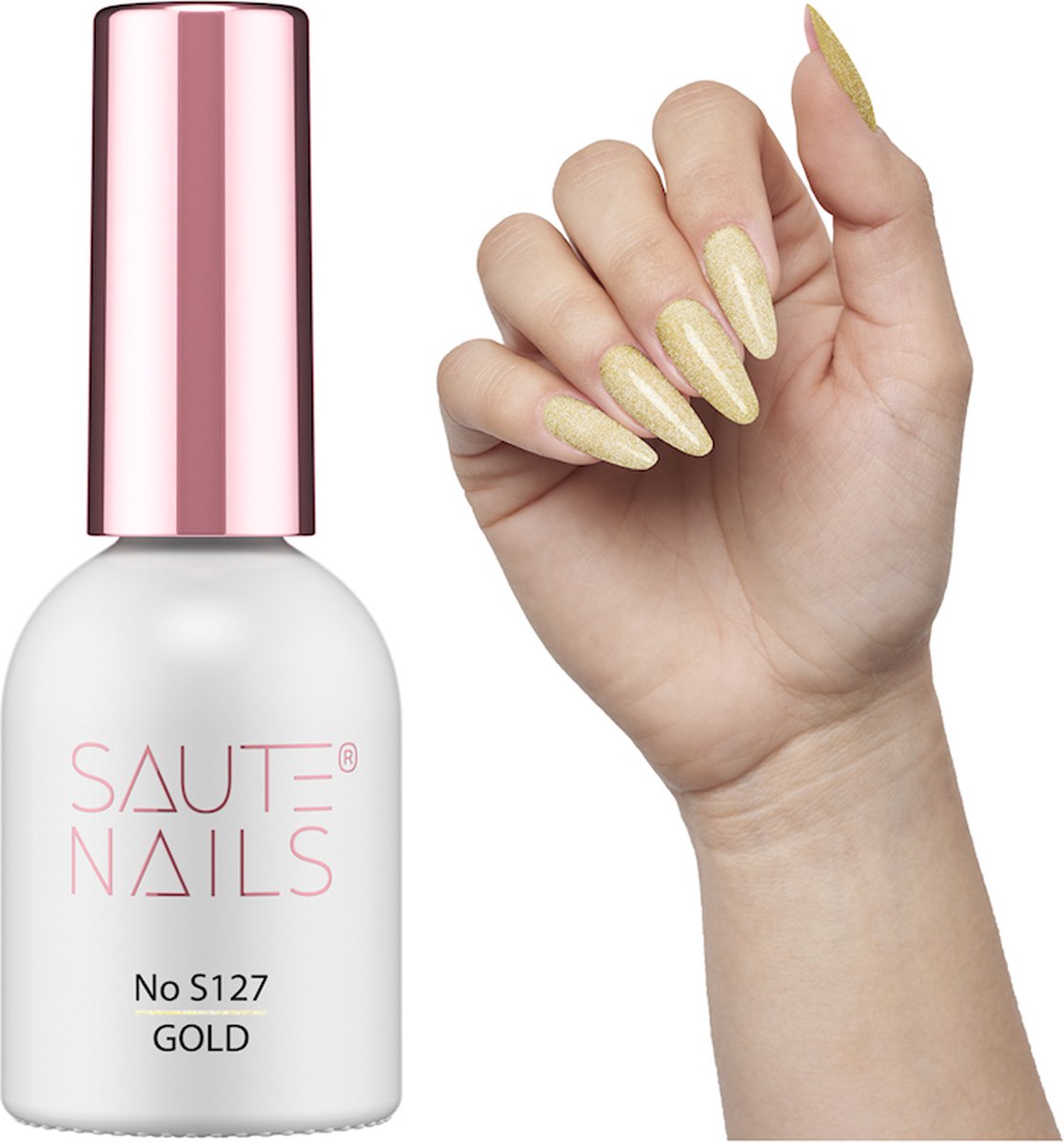 SAUTE Nails Goud UV/LED Gellak 8ml. - S127 Gold
