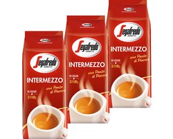 Segafredo Intermezzo - koffiebonen - 3 x 1 kg