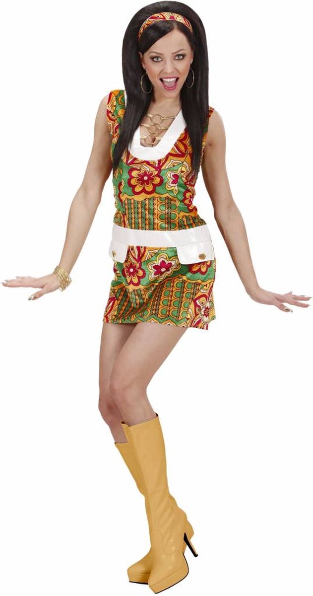 Sexy 60's mode meisje kostuum - Maat S