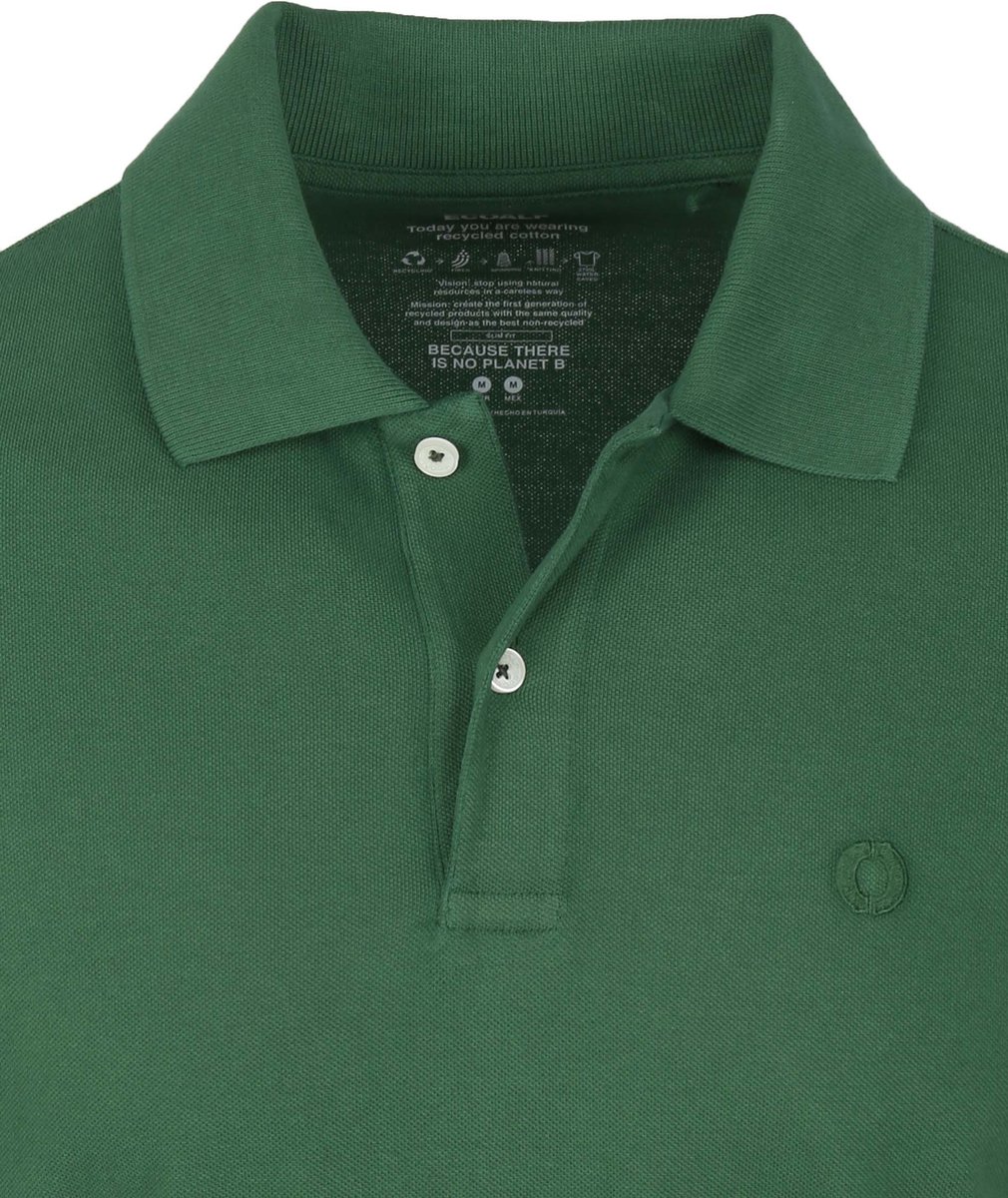 Ecoalf - Polo Groen - Modern-fit - Heren Poloshirt Maat XL