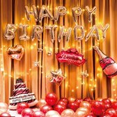 CNL Sight Ballonnen Verjaardag & Versiering Set-met kerstverlichting & alle verjaardagsballonnen banner-folieballon kinderverjaardag Ballonverjaardagsset
