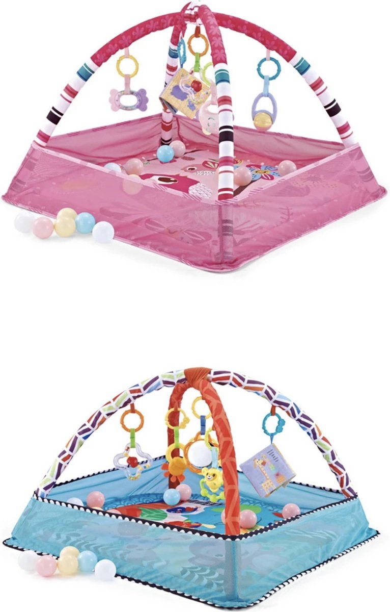Baby Vivo Spielmatte / Spielteppich Für Kinder Doppelseitig Mit Strasse 180 X 150 Cm Kaktus 25061646