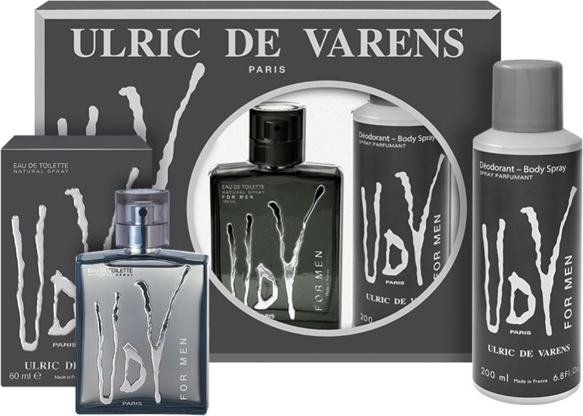 Goedkoopste Ulric de Varens - UDV For Men - Geschenkset - Herenparfum 100ml & Deodorant 200ml