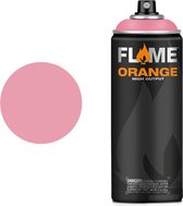 Molotow Flame Orange - Spray Paint - Spuitbus verf - Synthetisch - Hoge druk - Matte afwerking - 400 ml - piggy pink light