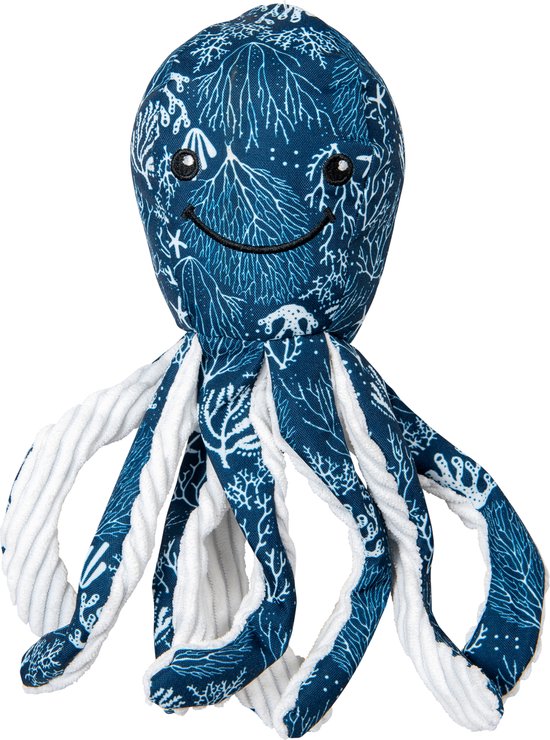 Jack And Vanilla Revive Octopus - Puppyspeelgoed - Hondenspeelgoed - Honden knuffel - Waterspeelgoed hond - Hondenknuffel - Knuffel voor hond