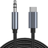 USB-C Male naar Jack (3.5mm) kabel - 1 meter - Zwart