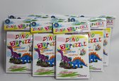 Dino 3D Puzzel - 3D Bouwpakketje - Kleur Je Eigen Dino - Goed Voor De Ontwikkeling - Uitdeel Cadeautjes - Voordeel Set van 10 stuks