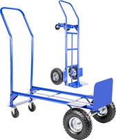 Steekwagen - opvouwbaar - tot 250 kg - blauw