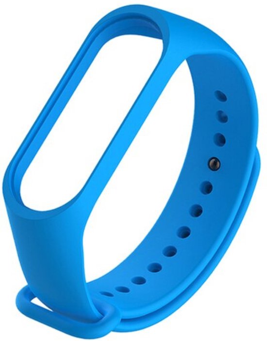 Horlogebandje geschikt voor Mi Band 3/4 - Slimme Horlogeband geschikt voor Mi Band 3/4 - Donkerblauw