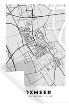 Muurstickers - Sticker Folie - Plattegrond - Kaart - Boxmeer - Stadskaart - 20x30 cm - Plakfolie - Muurstickers Kinderkamer - Zelfklevend Behang - Zelfklevend behangpapier - Stickerfolie
