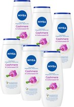 NIVEA Creme Soft Cashmere moments - 6 x 250 ml - Douchegel - voordeelverpakking