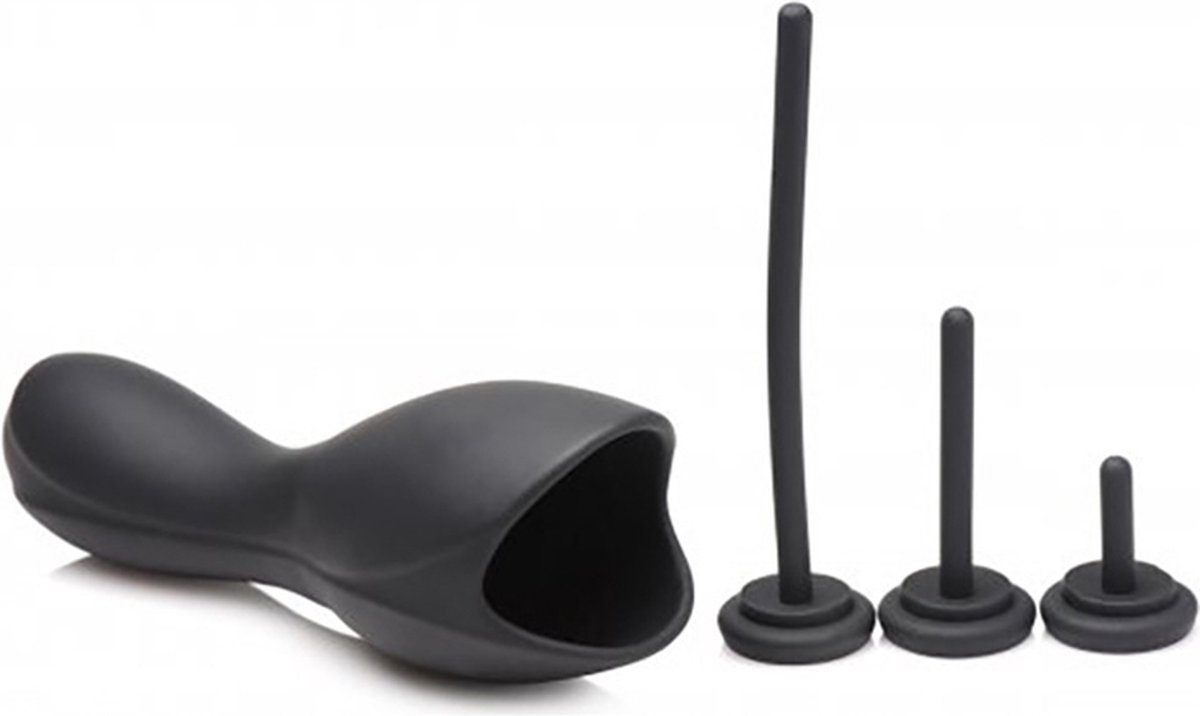 Goedkoopste XR Brands Vibrerende Penis Head Teaser met Uthral Sound black