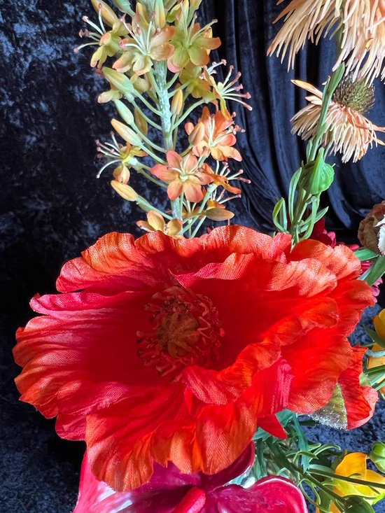 Bouquet de soie - bouquet de champ indiscernable du vrai