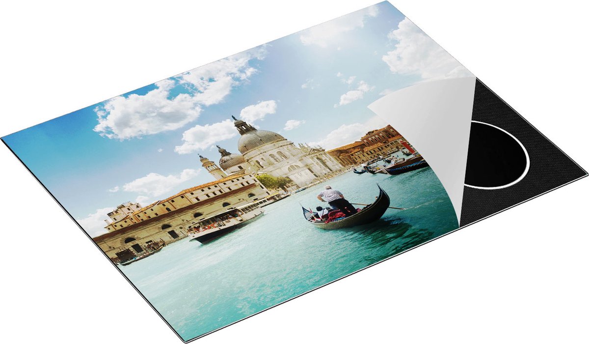 Chefcare Inductie Beschermer Basiliek San Marco in Venetië op het Water - 70x52 cm - Afdekplaat Inductie - Kookplaat Beschermer - Inductie Mat