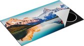 Chefcare Inductie Beschermer Bergen Landschap bij het Meer - 91,2x52 cm - Afdekplaat Inductie - Kookplaat Beschermer - Inductie Mat