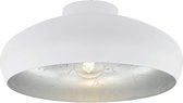 EGLO Mogano Plafondlamp - E27 - Ø 40 cm - Wit/Zilver