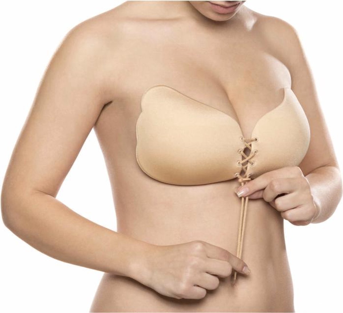 Strapless Plak Bh Plak Beha Met Push Up Door De Vetersluiting