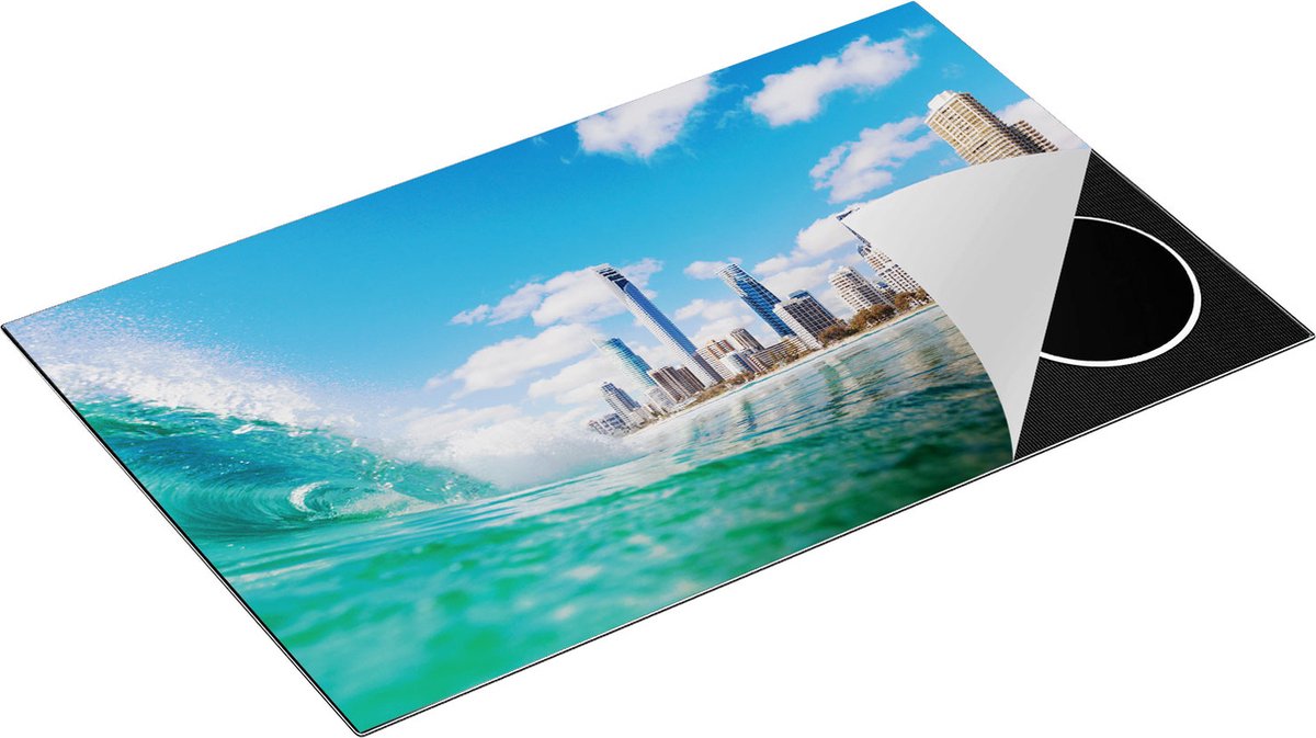 Chefcare Inductie Beschermer Golf aan de Gold Coast - 85x52 cm - Afdekplaat Inductie - Kookplaat Beschermer - Inductie Mat