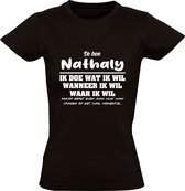 T-shirt femme Natalie | cadeau d'anniversaire | cadeau d'anniversaire | drôle | anniversaire | cadeau | Noir