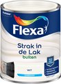 Flexa Strak in de Lak Zijdeglans - Buitenverf - Wit - 750 ml