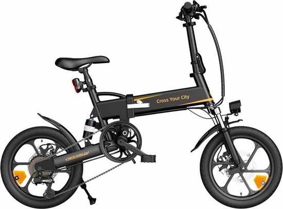 spons Accor Reageren ADO A16 E Bike Elektrische Vouwfiets 16 Inch Max 35km/h 350W 7.Ah Accu 7  versnellingen | bol.com