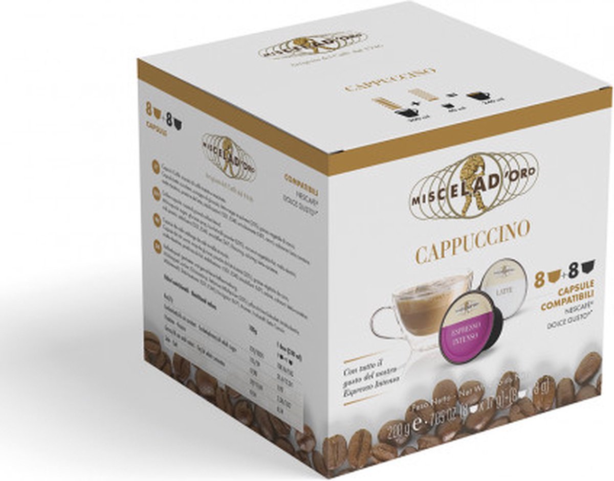 Miscela d’Oro Dolce Gusto – Cappuccino – 2 x 16 cups
