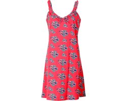 Irresistible Dames Nachthemd - 100% Katoen - Rood - Maat M