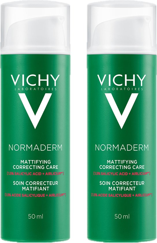 ijsje begrijpen knecht Vichy Normaderm Corrigerende dagcrème - 2 x 50 ml | bol.com