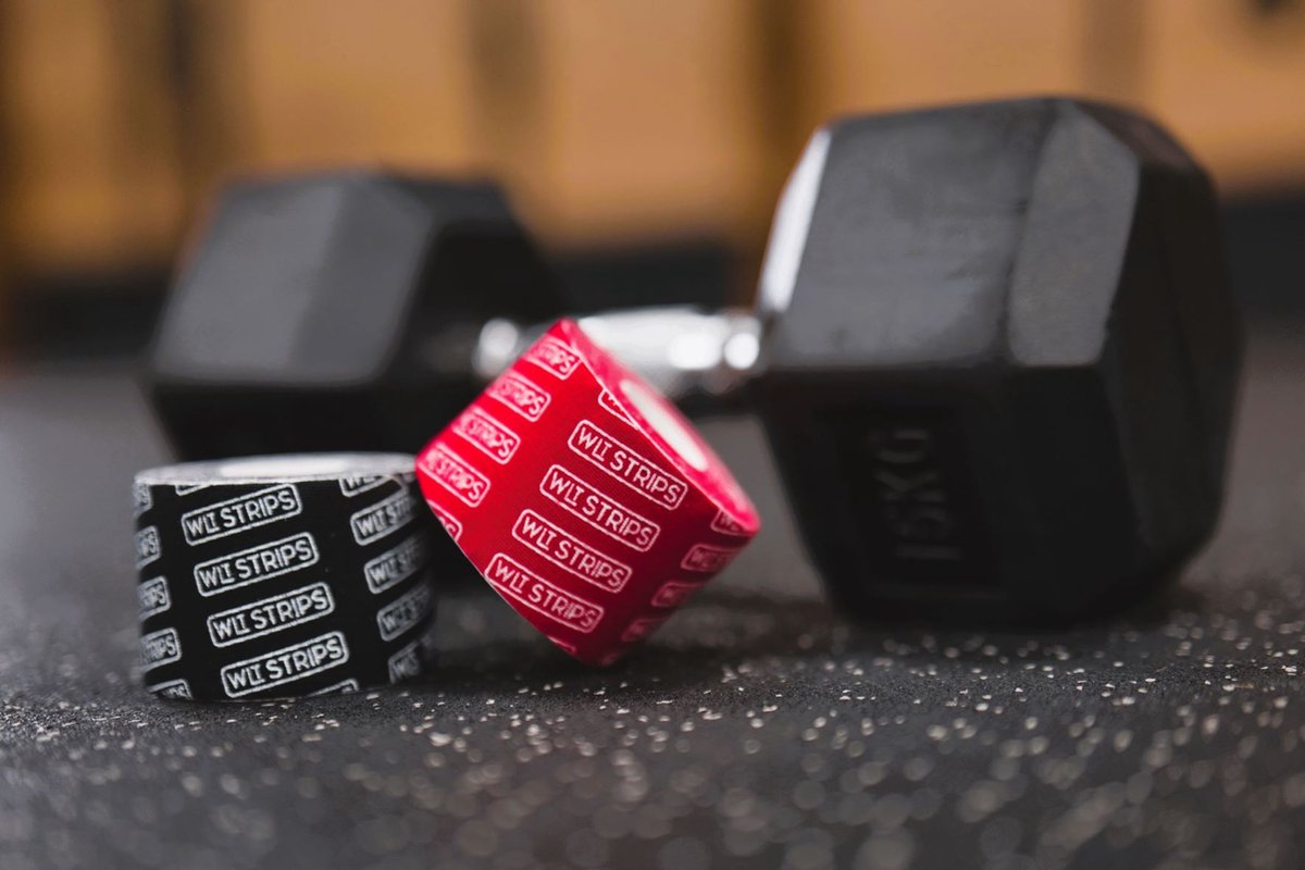 WEIGHTLIFTING TAPE® 10-PACK | WLT STRIPS | Weightlifting (Hookgrip) tape voor CrossFit, Weightlifting, powerlifting en gymnastics | Kinesiotape | Gemixt