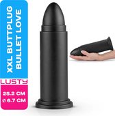Lusty XXL Buttplug Bullet Love 25.2 x 6.7 cm - Grote Anaalplug - Sex Toys - Anaal Toys - Grote Butt Plug