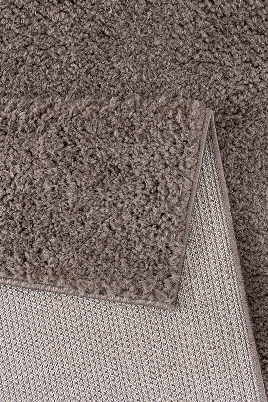Tapijt hoogpolig woonkamer - 140x200 cm - landhuisstijl effen crème - cut-Loop Tapijt hoogpolig woonkamer - 140x200 cm - landhuisstijl effen crème - cut-Loop