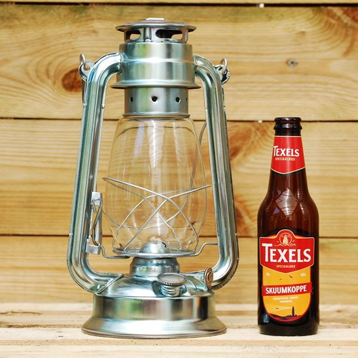 Stormlamp 25 cm silver - €9.1 - Stormlampen olie - olielamp.nl