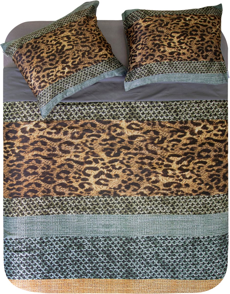 Y-NOT - Dekbedovertrek - Isabelle - 2 Persoons 200x200/220 - Blauw