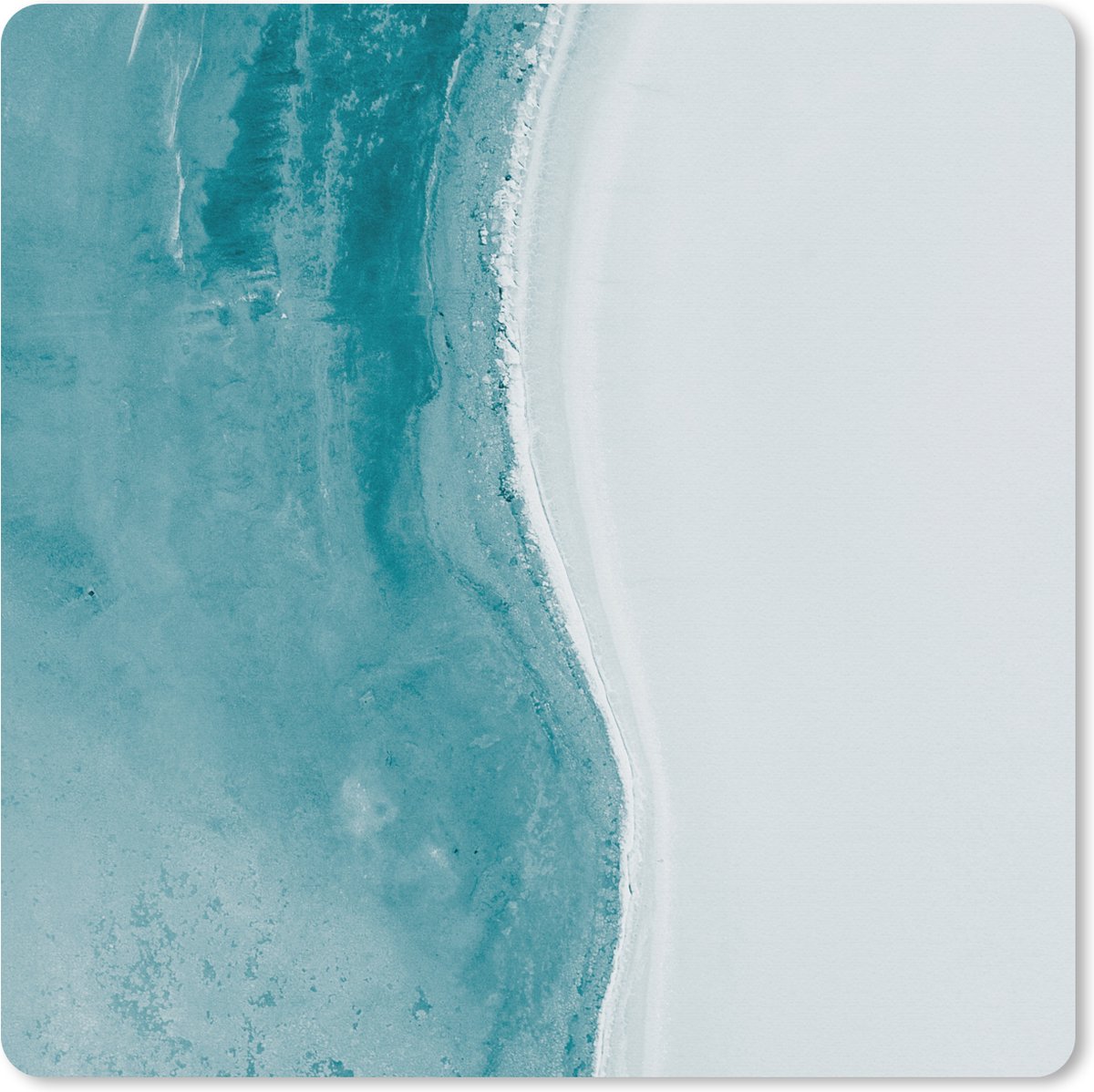 Muismat XXL - Bureau onderlegger - Bureau mat - Strand - Water - Australië - 50x50 cm - XXL muismat