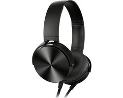 Headset met Microfoon - Computer Headset - Koptelefoon met Microfoon - Headset - Laptop - Koptelefoon - 3.5mm - Plug & Play 450ap (zwart)