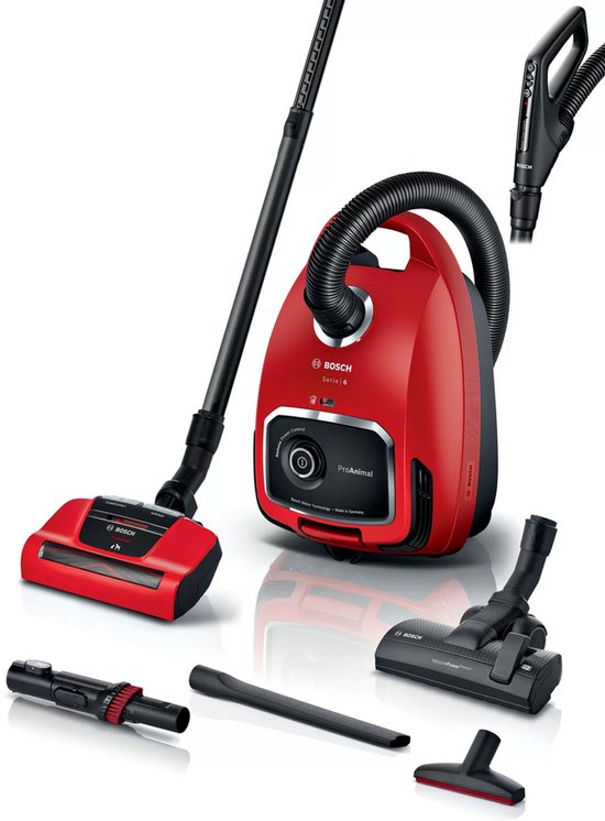 Bosch BGL6TPET - Stofzuiger met zak - Rood